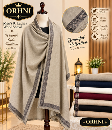 Warm Shawl - Cozy Modest Winter Wrap