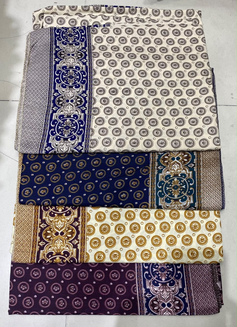 Swiss Print Shawl - Elegant Printed Modest Wrap