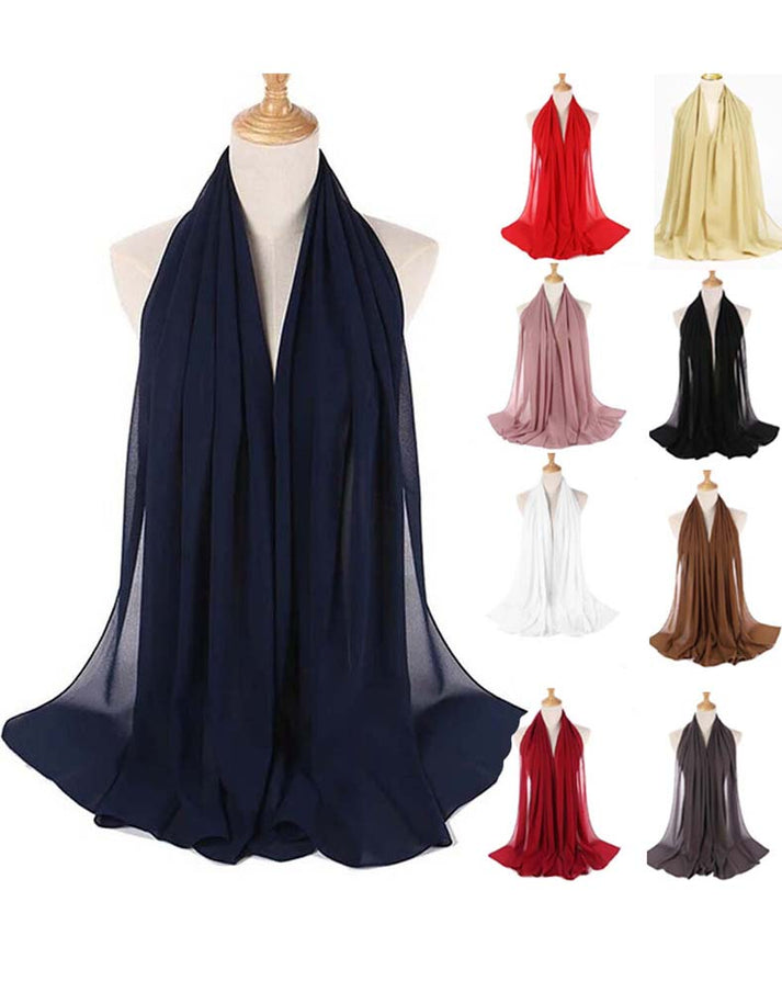 Chiffon Hijab Scarf – 185 x 80 Cm – ZSC137